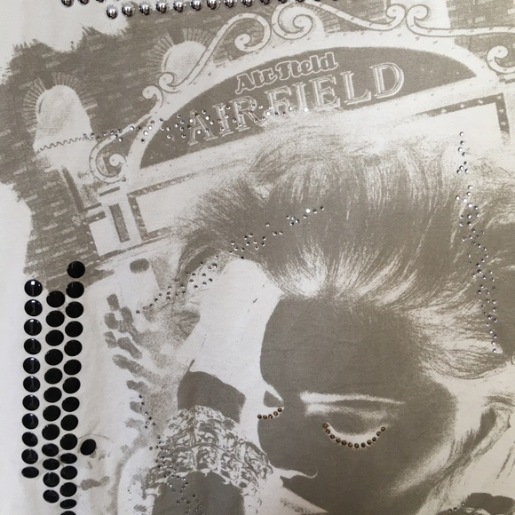 Cotton & Mesh T-Shirt With Studs - Picture 2 of 5